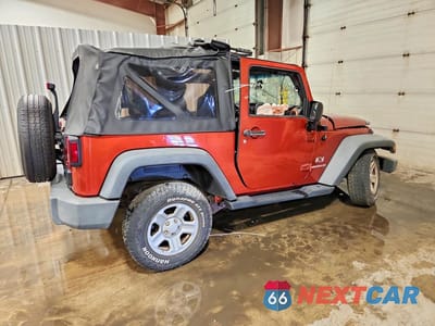 Trzecie zdjęcie samochodu z tyłu: 2009 JEEP WRANGLER X VIN:1J4FA24199L779992 - miniatura