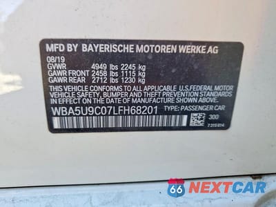 Zdjęcie 12 z 12 samochodu: 2020 BMW M340XI VIN:WBA5U9C07LFH68201 - miniatura