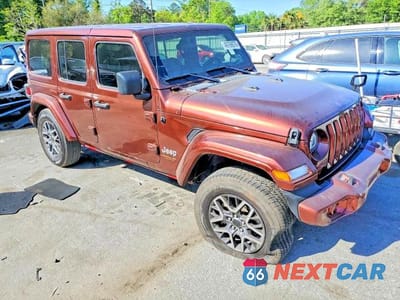 Czwarte zdjęcie samochodu z boku: 2019 JEEP WRANGLER UNLIMITED SPORT VIN:1C4HJXDG7KW528215 - miniatura