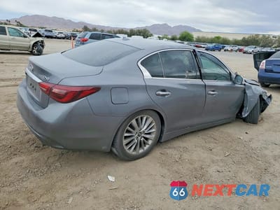 Trzecie zdjęcie samochodu z tyłu: 2019 INFINITI Q50 LUXE VIN:JN1EV7AP2KM517004 - miniatura