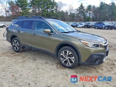 Czwarte zdjęcie samochodu z boku: 2021 SUBARU OUTBACK LIMITED VIN:4S4BTANC0M3229965 - miniatura