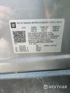Zdjęcie 14 z 14 samochodu: 2020 GMC TERRAIN SLE VIN:3GKALMEV0LL222234 - miniatura