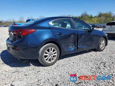 Trzecie zdjęcie samochodu z tyłu: 2017 MAZDA 3 SPORT VIN:3MZBN1U78HM153920 - miniatura