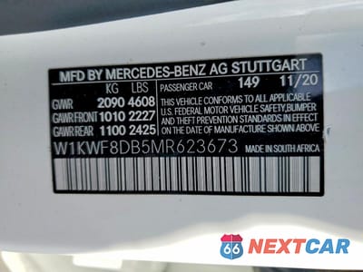 Zdjęcie 12 z 12 samochodu: 2021 MERCEDES-BENZ C 300 VIN:W1KWF8DB5MR623673 - miniatura