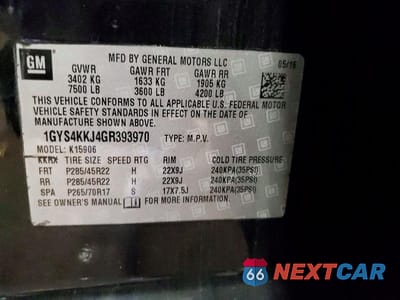 Zdjęcie 13 z 13 samochodu: 2016 CADILLAC ESCALADE ESV PLATINUM VIN:1GYS4KKJ4GR393970 - miniatura