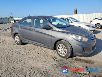 Czwarte zdjęcie samochodu z boku: 2012 HYUNDAI ACCENT GLS VIN:KMHCT4AE2CU140758 - miniatura