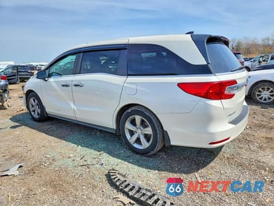 Drugie zdjęcie samochodu z przodu: 2018 HONDA ODYSSEY EXL VIN:5FNRL6H75JB051743 - miniatura