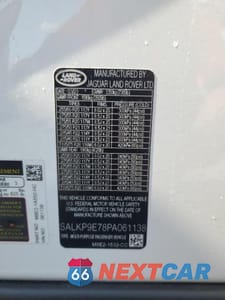 Zdjęcie 13 z 13 samochodu: 2023 LAND ROVER RANGE ROVER SE VIN:SALKP9E78PA061138 - miniatura