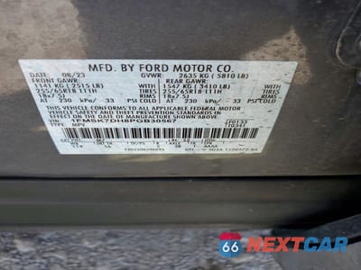 Zdjęcie 12 z 12 samochodu: 2023 FORD EXPLORER XLT VIN:1FMSK7DH8PGB30567 - miniatura
