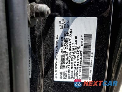 Zdjęcie 13 z 13 samochodu: 2020 HONDA ODYSSEY EXL VIN:5FNRL6H70LB043357 - miniatura