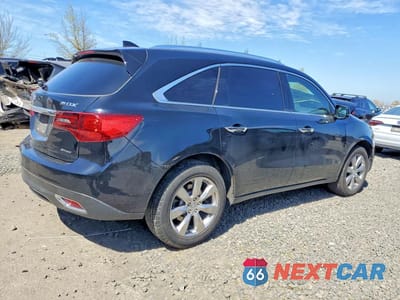 Trzecie zdjęcie samochodu z tyłu: 2016 ACURA MDX ADVANCE VIN:5FRYD4H90GB039893 - miniatura