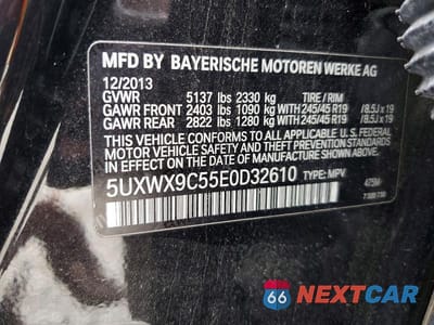 Zdjęcie 12 z 12 samochodu: 2014 BMW X3 XDRIVE28I VIN:5UXWX9C55E0D32610 - miniatura