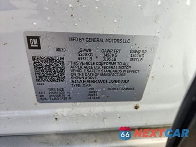 Zdjęcie 13 z 13 samochodu: 2020 BUICK ENCLAVE ESSENCE VIN:5GAERBKW0LJ290782 - miniatura