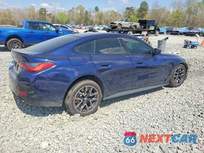 Trzecie zdjęcie samochodu z tyłu: 2022 BMW M440XI GRAN COUPE VIN:WBA13AW03NFM47089 - miniatura