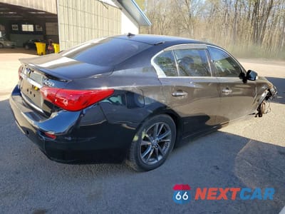 Trzecie zdjęcie samochodu z tyłu: 2015 INFINITI Q50 BASE VIN:JN1BV7AR5FM420034 - miniatura