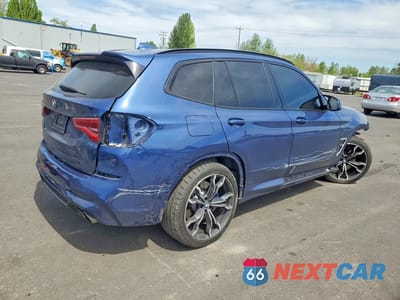 Trzecie zdjęcie samochodu z tyłu: 2021 BMW X3 M COMPETITION VIN:5YMTS0C05M9G57309 - miniatura