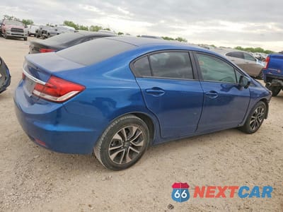 Trzecie zdjęcie samochodu z tyłu: 2014 HONDA CIVIC EX VIN:19XFB2F89EE211760 - miniatura
