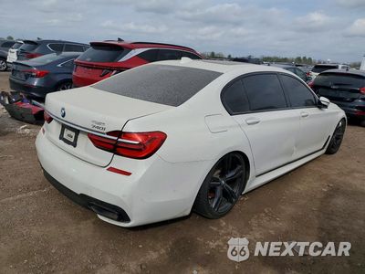 Trzecie zdjęcie samochodu z tyłu: 2016 BMW 740 I VIN:WBA7E2C53GG504561 - miniatura