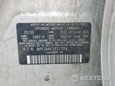 Zdjęcie 12 z 12 samochodu: 2020 HYUNDAI ACCENT SE VIN:3KPC24A67LE117054 - miniatura