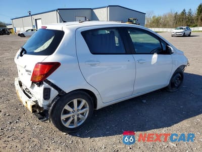 Trzecie zdjęcie samochodu z tyłu: 2017 TOYOTA YARIS 5-DOOR LE VIN:VNKKTUD39HA076339 - miniatura