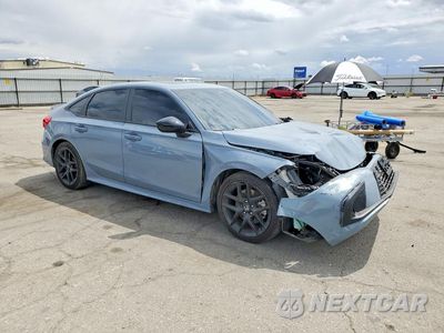Czwarte zdjęcie samochodu z boku: 2024 HONDA CIVIC SI VIN:2HGFE1E54RH473691 - miniatura