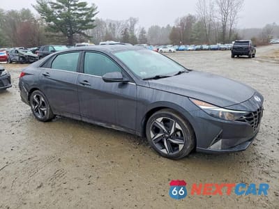Czwarte zdjęcie samochodu z boku: 2021 HYUNDAI ELANTRA VIN:5NPLN4AG0MH010487 - miniatura