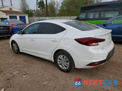 Drugie zdjęcie samochodu z przodu: 2019 HYUNDAI ELANTRA SE VIN:5NPD74LF0KH400456 - miniatura