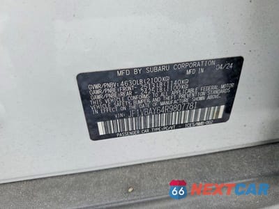 Zdjęcie 13 z 13 samochodu: 2024 SUBARU WRX TR VIN:JF1VBAY64R9807781 - miniatura