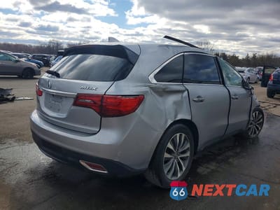 Trzecie zdjęcie samochodu z tyłu: 2016 ACURA MDX TECHNOLOGY VIN:5FRYD4H4XGB042918 - miniatura