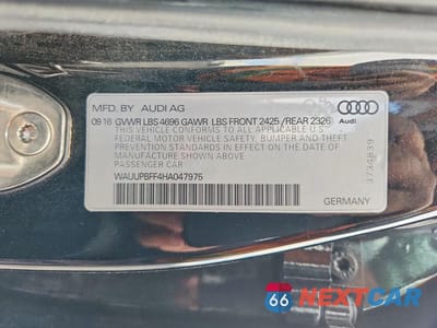 Zdjęcie 12 z 12 samochodu: 2017 AUDI A3 E-TRON PREMIUM VIN:WAUUPBFF4HA047975 - miniatura