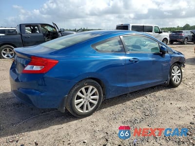 Trzecie zdjęcie samochodu z tyłu: 2012 HONDA CIVIC EXL VIN:2HGFG3B10CH528474 - miniatura