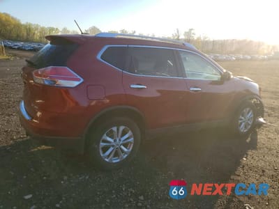 Trzecie zdjęcie samochodu z tyłu: 2015 NISSAN ROGUE SV VIN:KNMAT2MV0FP513634 - miniatura