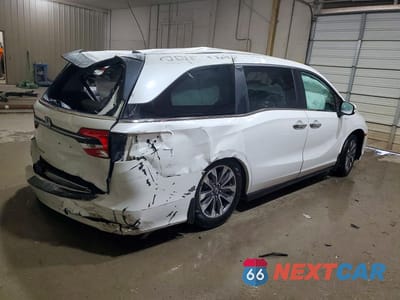 Trzecie zdjęcie samochodu z tyłu: 2022 HONDA ODYSSEY EXL VIN:5FNRL6H70NB004450 - miniatura