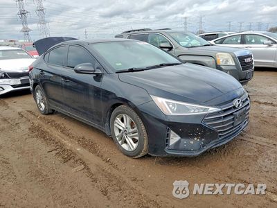 Czwarte zdjęcie samochodu z boku: 2019 HYUNDAI ELANTRA VIN:KMHD84LF3KU867661 - miniatura