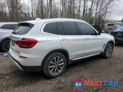 Trzecie zdjęcie samochodu z tyłu: 2019 BMW X3 XDRIVE30I VIN:5UXTR9C58KLD91562 - miniatura