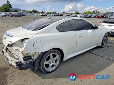 Trzecie zdjęcie samochodu z tyłu: 2008 INFINITI G37 BASE VIN:JNKCV64E48M113380 - miniatura