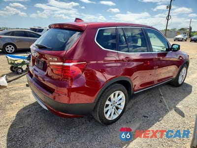Trzecie zdjęcie samochodu z tyłu: 2014 BMW X3 XDRIVE28I VIN:5UXWX9C59E0D33422 - miniatura