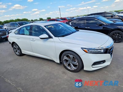Czwarte zdjęcie samochodu z boku: 2018 HONDA ACCORD EX VIN:1HGCV1F44JA147675 - miniatura