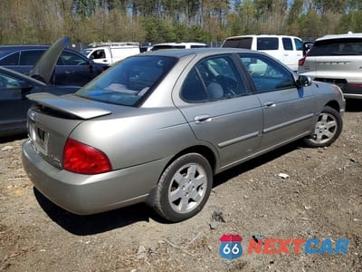 Trzecie zdjęcie samochodu z tyłu: 2006 NISSAN SENTRA 1.8 VIN:3N1CB51D26L505462 - miniatura