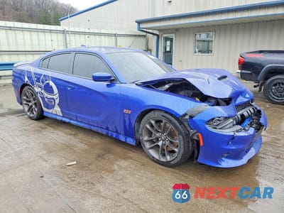Czwarte zdjęcie samochodu z boku: 2021 DODGE CHARGER SCAT PACK VIN:2C3CDXGJ4MH579315 - miniatura