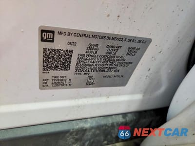 Zdjęcie 12 z 12 samochodu: 2022 GMC TERRAIN SLE VIN:3GKALTEV6NL237494 - miniatura