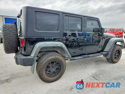 Trzecie zdjęcie samochodu z tyłu: 2008 JEEP WRANGLER UNLIMITED X VIN:1J4GA391X8L616768 - miniatura