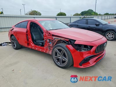 Czwarte zdjęcie samochodu z boku: 2020 MERCEDES-BENZ AMG GT 53 VIN:WDD7X6BB8LA014972 - miniatura