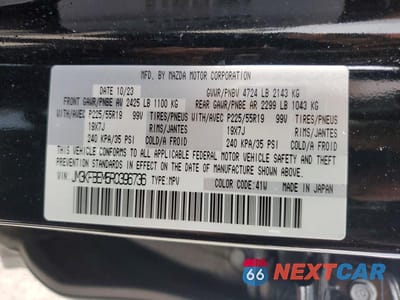 Zdjęcie 13 z 13 samochodu: 2024 MAZDA CX-5 PREMIUM PLUS VIN:JM3KFBEM5R0396736 - miniatura