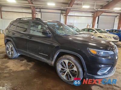 Czwarte zdjęcie samochodu z boku: 2022 JEEP CHEROKEE LIMITED VIN:1C4PJMDX6ND541824 - miniatura