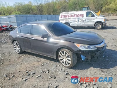 Czwarte zdjęcie samochodu z boku: 2017 HONDA ACCORD EXL VIN:1HGCR3F82HA004155 - miniatura