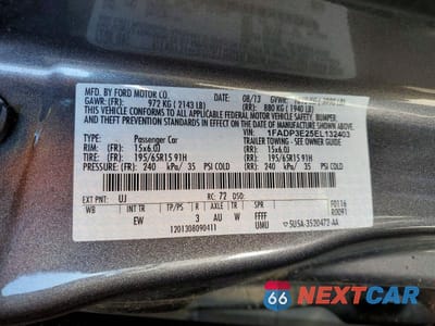 Zdjęcie 12 z 12 samochodu: 2014 FORD FOCUS S VIN:1FADP3E25EL132403 - miniatura