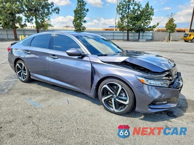 Czwarte zdjęcie samochodu z boku: 2020 HONDA ACCORD SPORT VIN:1HGCV1F38LA065460 - miniatura