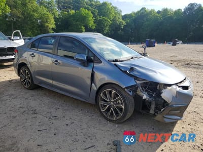 Czwarte zdjęcie samochodu z boku: 2022 TOYOTA COROLLA SE VIN:5YFS4MCE1NP119782 - miniatura