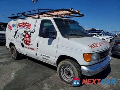 Czwarte zdjęcie samochodu z boku: 2007 FORD ECONOLINE E350 SUPER DUTY VAN VIN:1FTSE34L67DA82867 - miniatura
